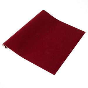 dc fix Felt Velour Burgundy Self Adhesive Vinyl Wrap - burgundy by d-c-fix