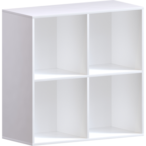 Durham 4 Cube Storage Unit - White by Vida Designs