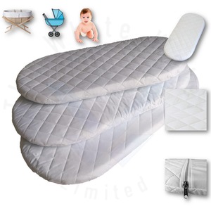 Baby Moses Basket Mattresses Baby Toddler Pram Mattress Sheet by TheWhiteWater Limited