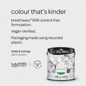 Crown Walls and Ceilings Silk Emulsion by Crown Paints