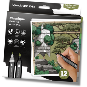 Spectrum Noir Classique 12 Pack - Woodland Nature by Spectrum Noir