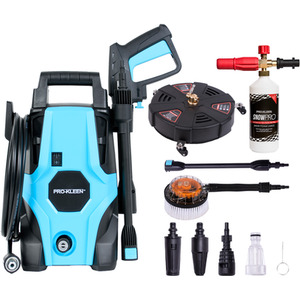 Pressure Washer Jet Wash with Snow Foam and Rotary Brush - Blue by Pro-Kleen