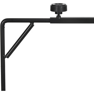 Adjustable Reptile Lamp Stand with Hook - Black by PawHut