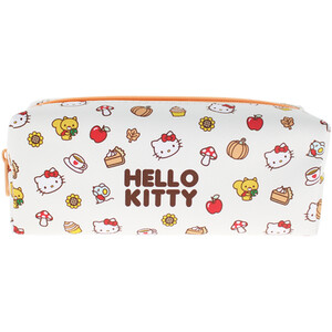 Pumpkin Hello Kitty Pencil Case - White and Orange by Hello Kitty