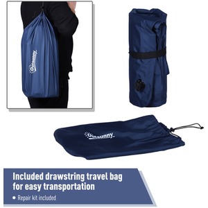 Outsunny Double SelfInflating Matress Bed by Outsunny