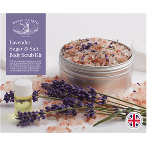 House of Crafts Lavender Body Scrub Kit - Multiple Colours by House of Crafts