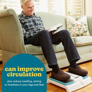 HoMedics PSL-1000-GB 3 Speed Leg Exerciser with Remote Control - White by Homedics