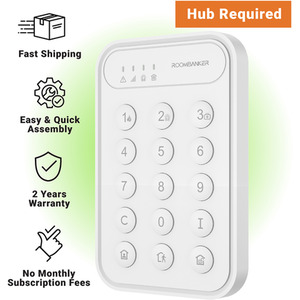 Wireless Security Keypad - White by Roombanker