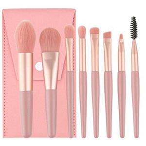 Pack of 8 Travel Make Up Brush Set