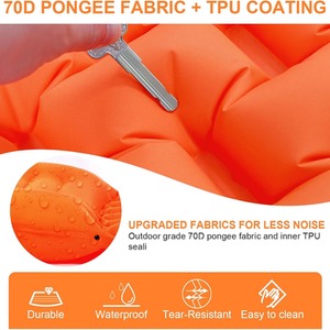 Inflatable Ultralight Camping Mat with Pillow