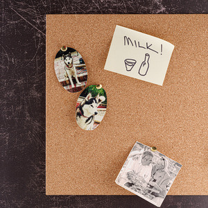 Pack Self-Adhesive Cork Tiles, Pack of 9 - Natural wood by Treefloor