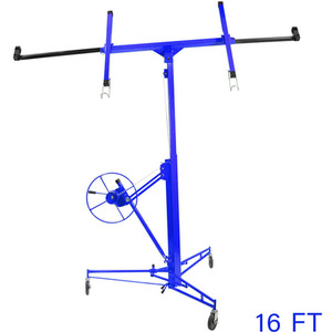 16Ft Drywall Lifter with Rolling Casters Panel Hoist by Livingandhome