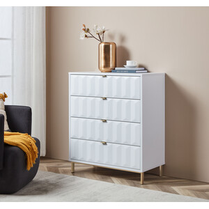 Lara Chest of Drawers - White / 4