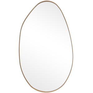 Grain-Shaped Iron Frame Explosion-Proof Mirror by Livingandhome