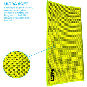 Simply Auto Microfibre Insect Cloth - Yellow