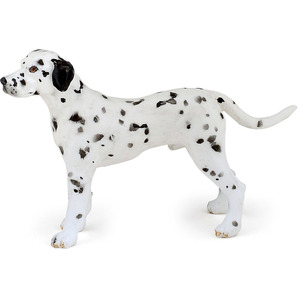 PAPO Dog and Cat Companions Dalmatian Toy Figure - Black by PAPO