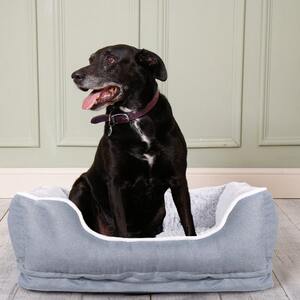 Orthopedic Dog Bed Small - Grey by Dreampaws