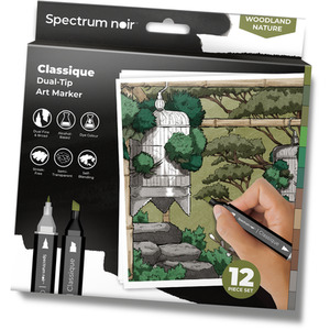Spectrum Noir Classique 12 Pack - Woodland Nature by Spectrum Noir