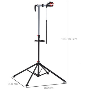 HOMCOM Bike Maintenance Repair Stand - Black by HOMCOM
