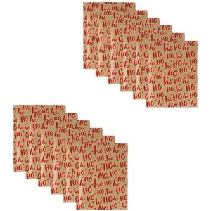 6 Christmas Padded Mailing Bags Bubble Envelopes HoHoHo H 27x36cm by Tallon