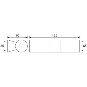 CGC SASS Chrome IP44 Bathroom Mirror Wall Light 12W - Chrome by CGC Lighting