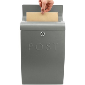 Wall Mounted Post Box - Grey by Maison & White