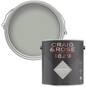 Craig and Rose Chalky Matt Emulsion - Almost Grey by Craig & Rose