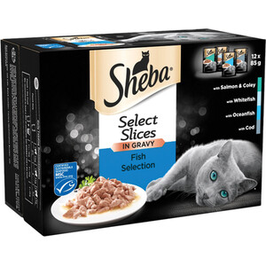 Sheba Select Slices in Gravy - Fish / 12 by Sheba