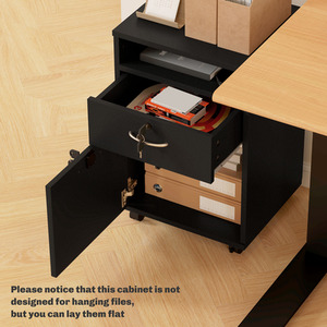 HOMCOM Filing Cabinet With Drawer by HOMCOM