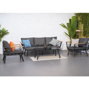 Saltram Sofa Set - Grey by Malay