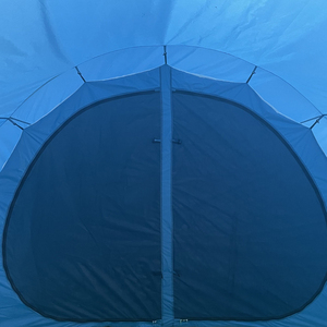 Outsunny 5-6 Man Camping Tent with Two Room and Carry Bag - Blue by Outsunny