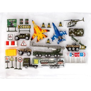 Big Daddy Kids Vehicle Set with Accessories - Multi / Military Aircaft / 40+ by Big Daddy