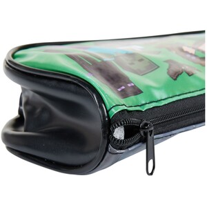 Minecraft Zipper Pencil Case - Green