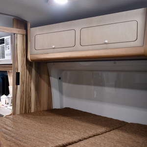 Overhead Camper Van Cabinets - Natural / Plain / 120 x 25 x 25 cm by Monster Shop