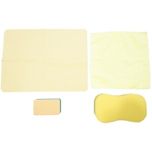 Carkit 4 Piece Cleaning Set - Yellow by Carkit