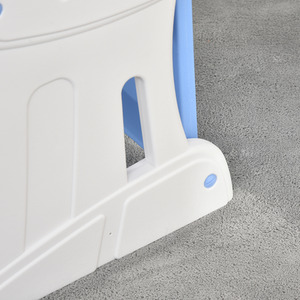 2-in-1 Convertible Baby High Chair Booster Seat - Blue by HOMCOM