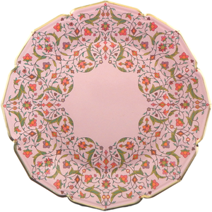 Persian Pink Party Plates - Pink by Peacock Supplies