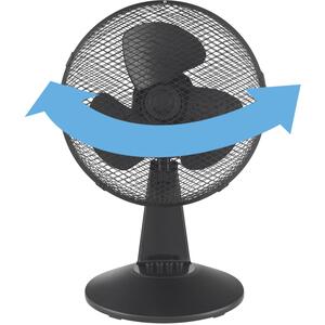 Igenix 12 Inch Desk Fan and 16 Inch Pedestal Fan - Black by Igenix