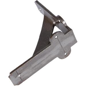 100mm Iron Shelf Bracket - Raw by Hammer and Tongs