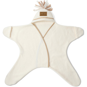 Star Fleece Baby Wrap Blanket by Clair de Lune