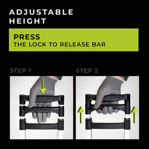 Folding Hand Truck Max Load 80Kg - Silver by WMR