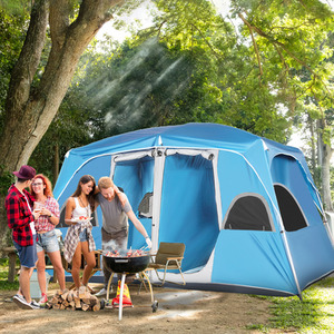 Outsunny Camping Tent Family Tent 4-8 Person 2 Room by Outsunny