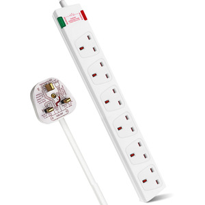 6 Gang Surge-Protected Extension Lead by ExtraStar