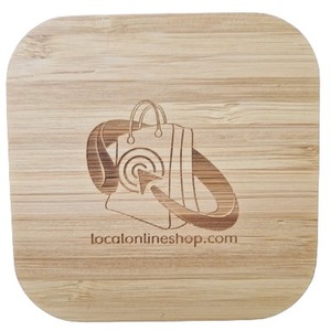 Wooden Wireless Charger - Wood Brown by LOS