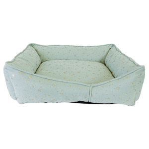 Mint Star Print Pet Sofa Bed Large - Green by NOAHS ARK