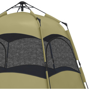 Outsunny Six Man Hexagon Pop Up Tent A20-056V00DG - Deep Green by Outsunny