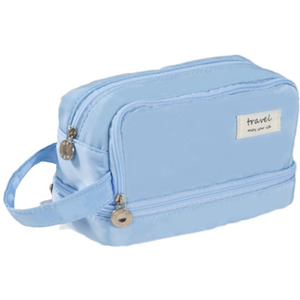 Large Capacity Pencil Case - Blue