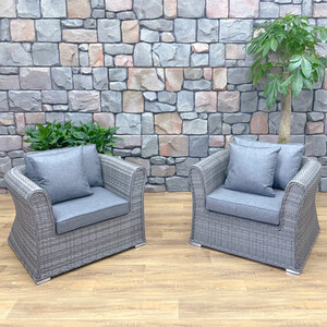 New England Chair - Grey / 2 by Malay