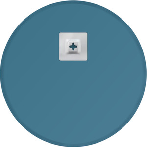 Fitzrovia Wall Mounted Round Frameless Bathroom Mirror 60cm Diameter - Glass / 45cm by Showerdrape