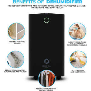 Ometa Pure Dehumidifier - Black by GRS